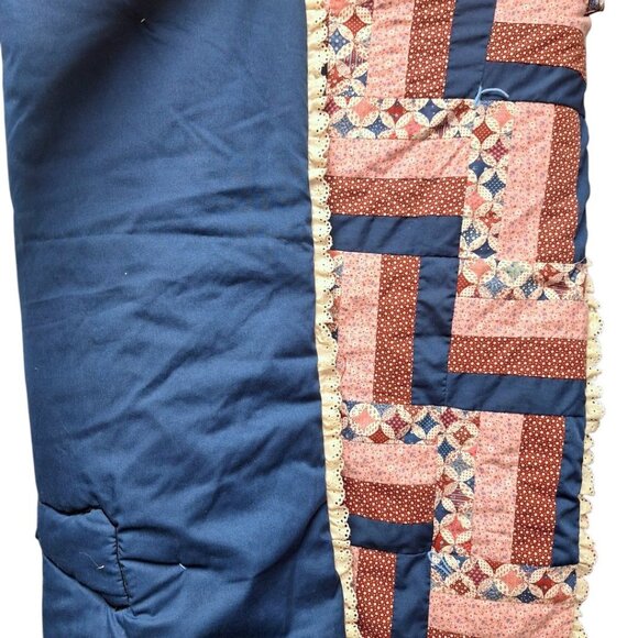 Quilted Baby Blanket Pink Blue Fuzzy Bear Basic Fluffy Comforter Crib Infant - Picture 4 of 8